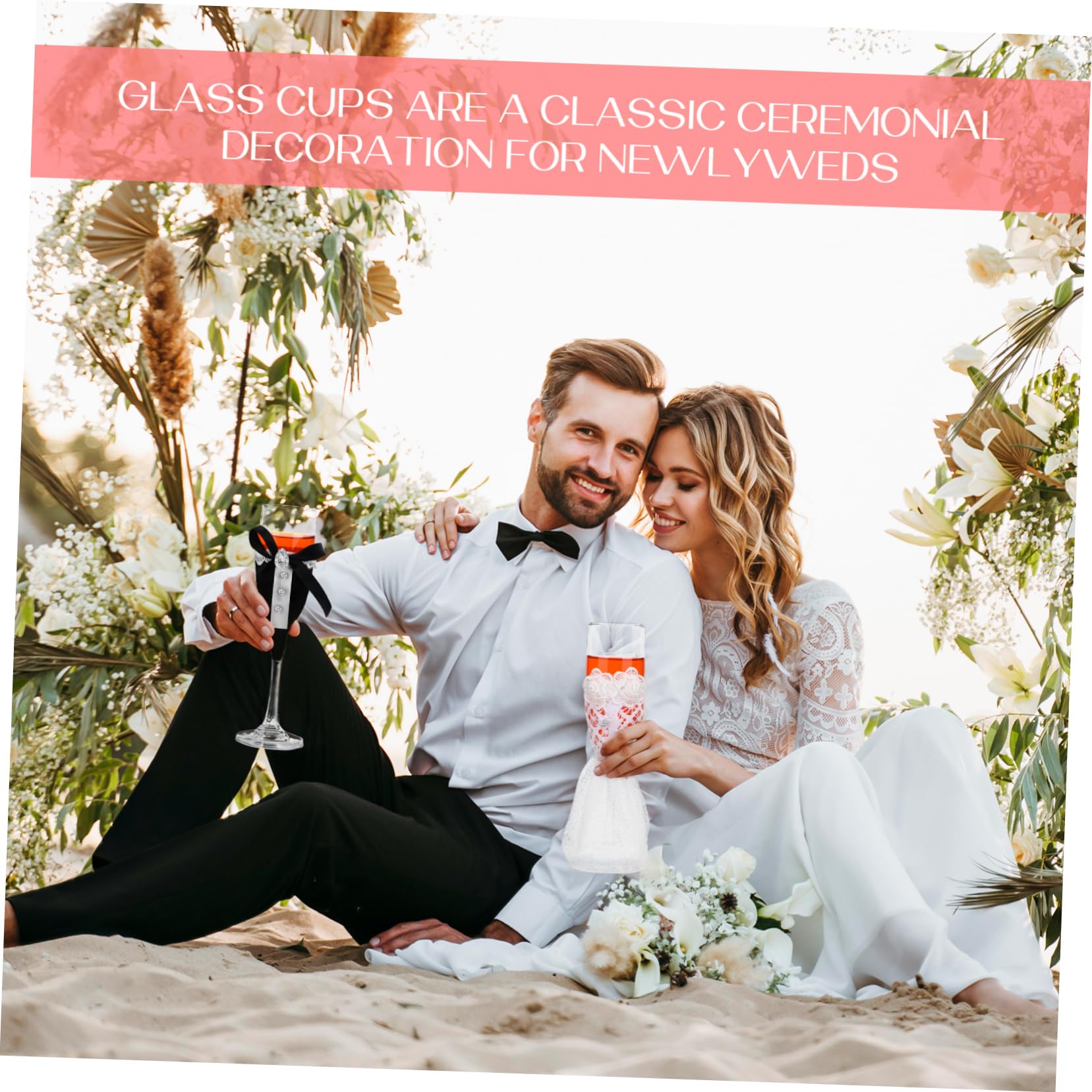 1juego Copas De Para Boda Flutas Para Novios Copas De Elegantes Para Celebraciones y Compromisos Set De Diseño Temático De Boda