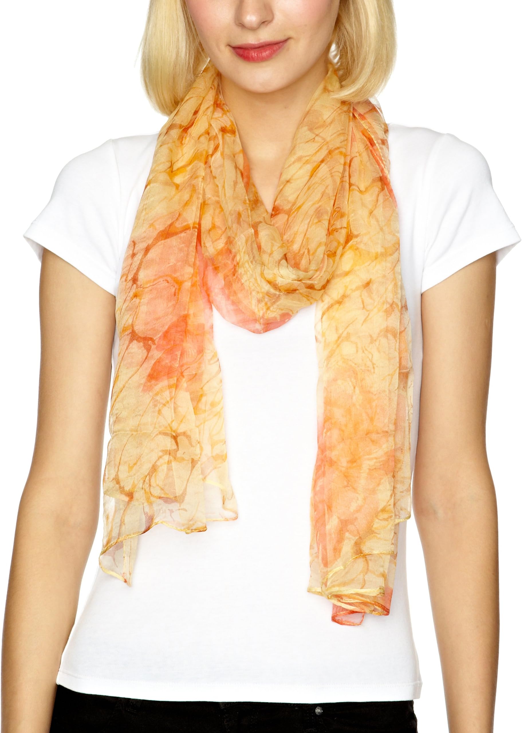 Bellewear Large Silk Women's Scarf