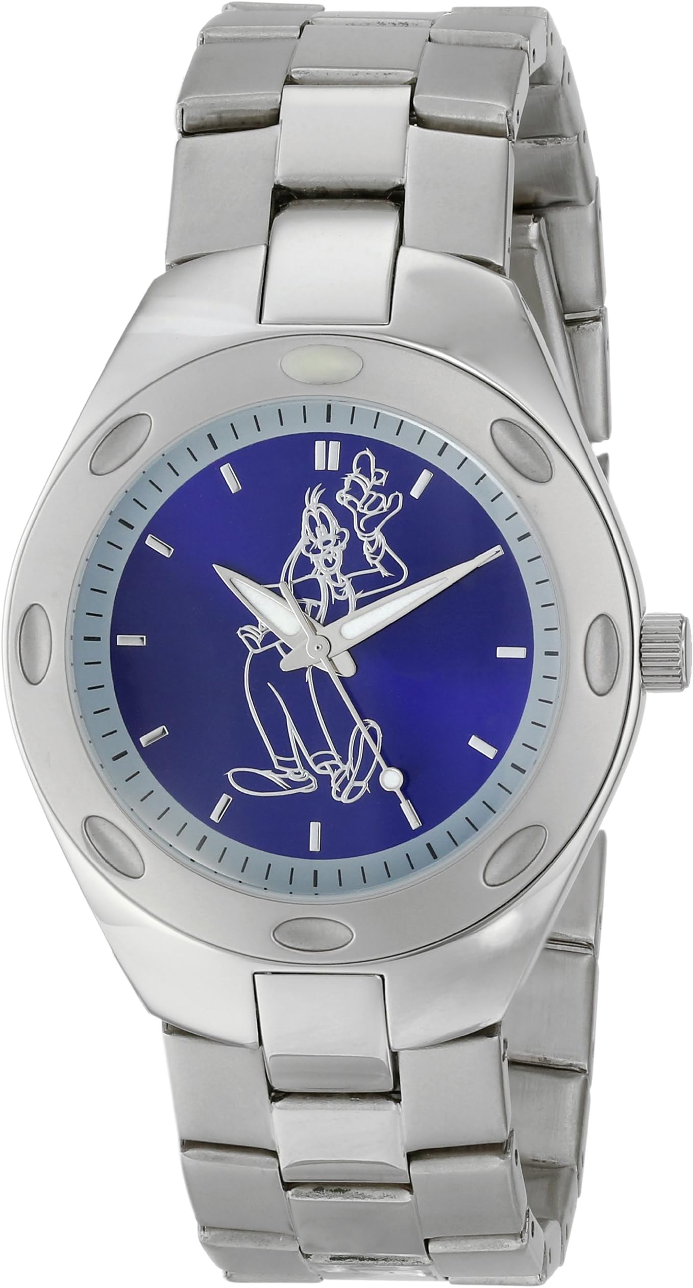 Disney Men's 59007-10 Stainless Steel Goofy Watch