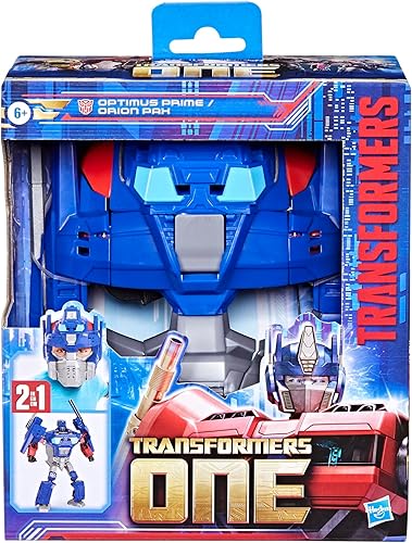 Miniatura 2 de Transformers Una figura de acción de robot 2 en 1 Optimus Prime (Orion Pax) de 9.9 pulgadas, se convierte en máscara, juguetes interactivos para