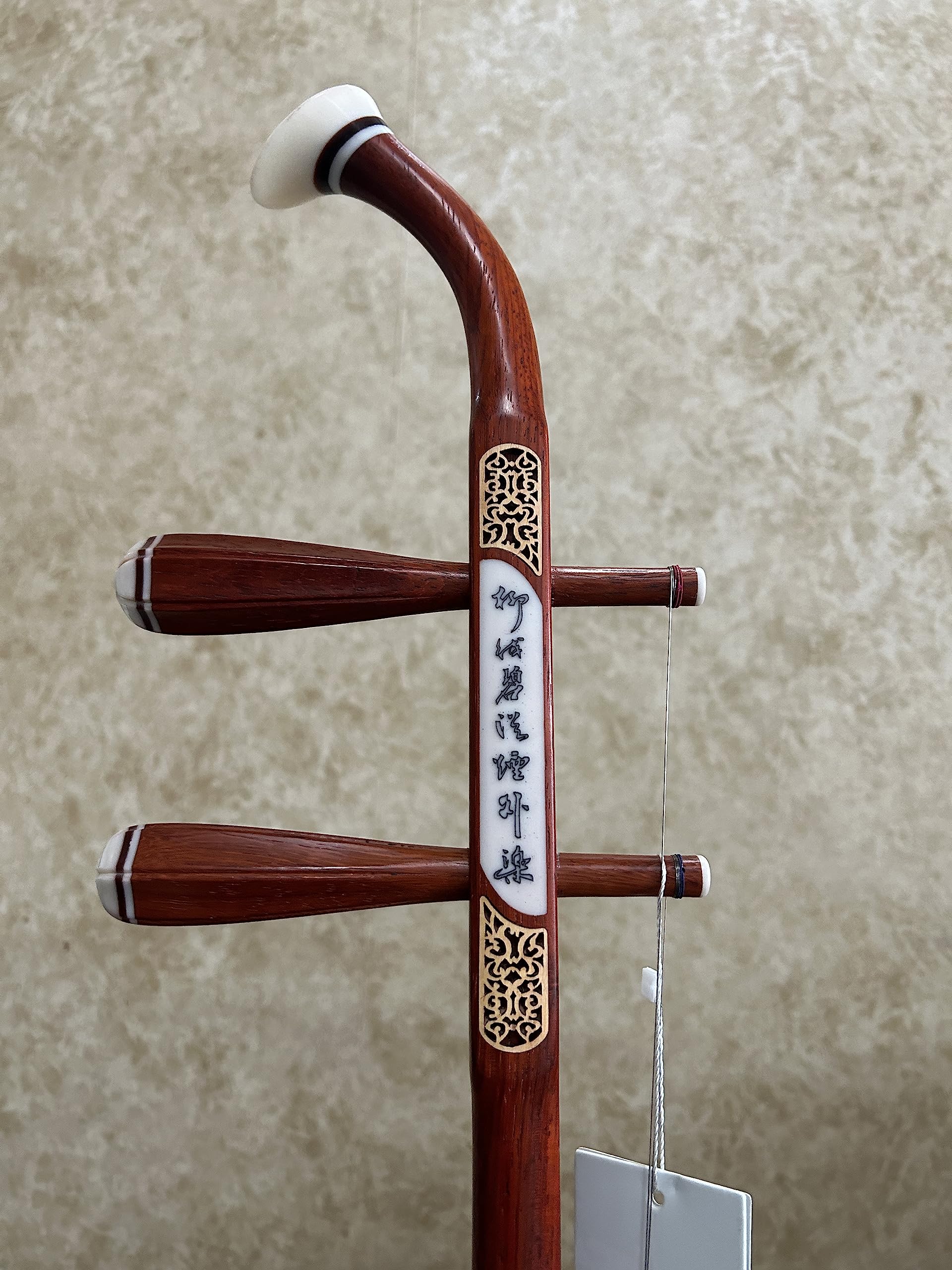 LANDTOM Erhu Tête de dragon concert et collection Bois de santal rouge (B)