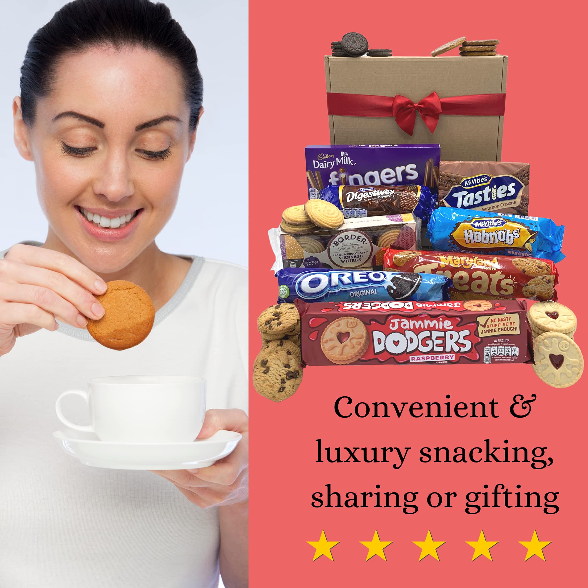 Biscuits Gift Set Biscuit Hamper Bundle of Biscuits (8 Packets