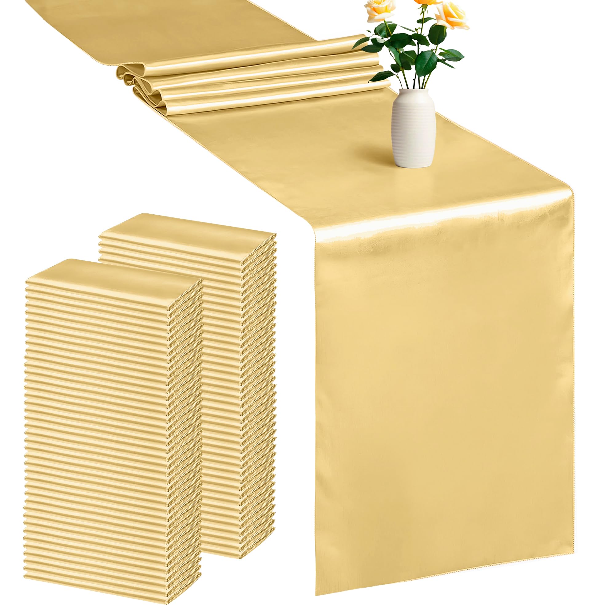 Trimming Shop Champagne Table Runner, 11 x 108 Inch (Pack of 100) — image 1