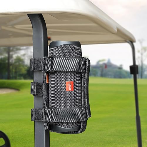 Miniatura 3 de 10L0L Soporte de altavoz mejorado para accesorios de carrito de golf, correa ajustable para correa de altavoz inalámbrica Bluetooth para Yamaha,