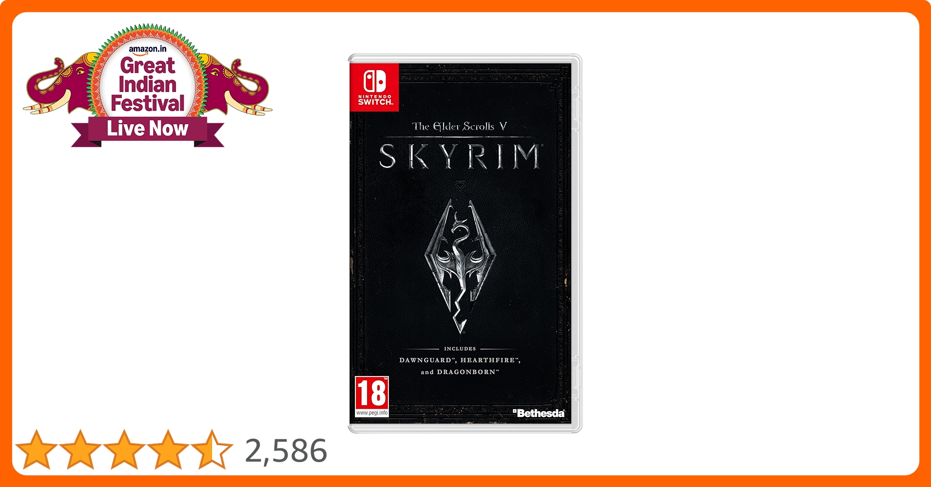 Nintendo Switch The Elder Scrolls V: Skyrim (Switch) Elder Scrolls V: Skyrim Nintendo Switch kainos nuo 20.00