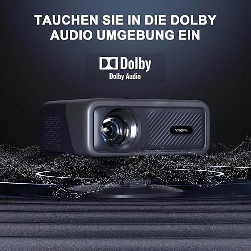 Miniatura 5 de 2200ANSI y compatible con Netflix Proyector 4K con WiFi y Bluetooth, audio Dolby 3D y proyector inteligente de enfoque automático, proyector de cine