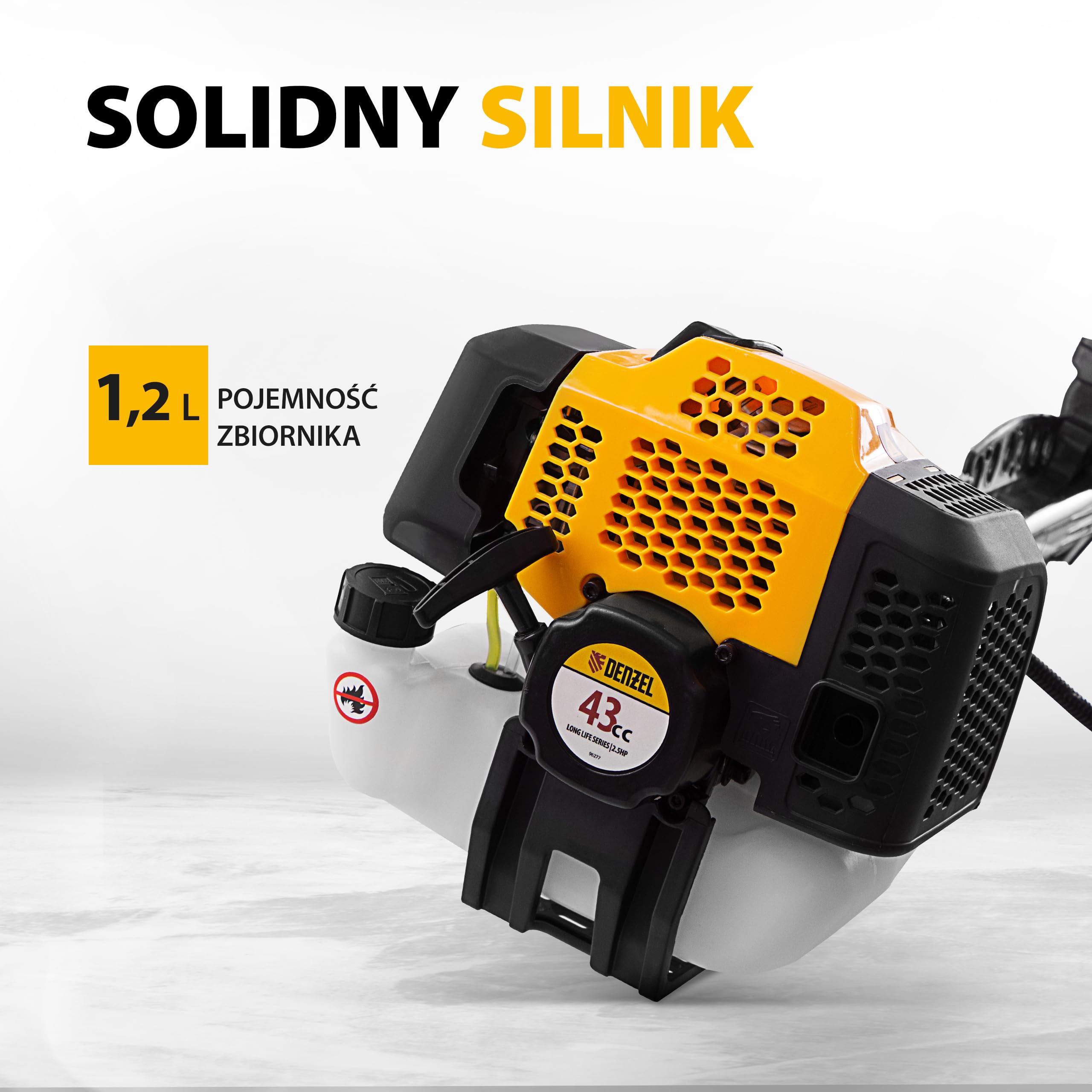 Kosa Spalinowa, Kosiarka, Podkaszarka do Trawy DT-52S, 52 cm - Denzel