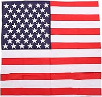 Motique Accessories Extra Large American Flag Bandana 27x27