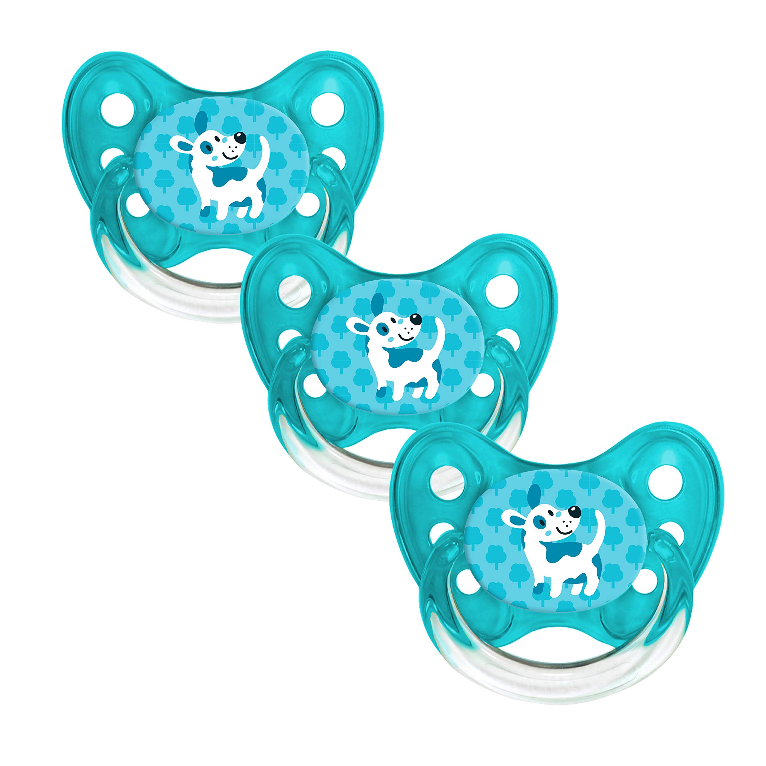Dentistar Set de 3 Chupetes Ortodónticos de Silicona – Talla 2, 6-14 meses – Chupete bebe previene la desalineación de los dientes – Libre de BPA – Unicornio, Rosa — view 37