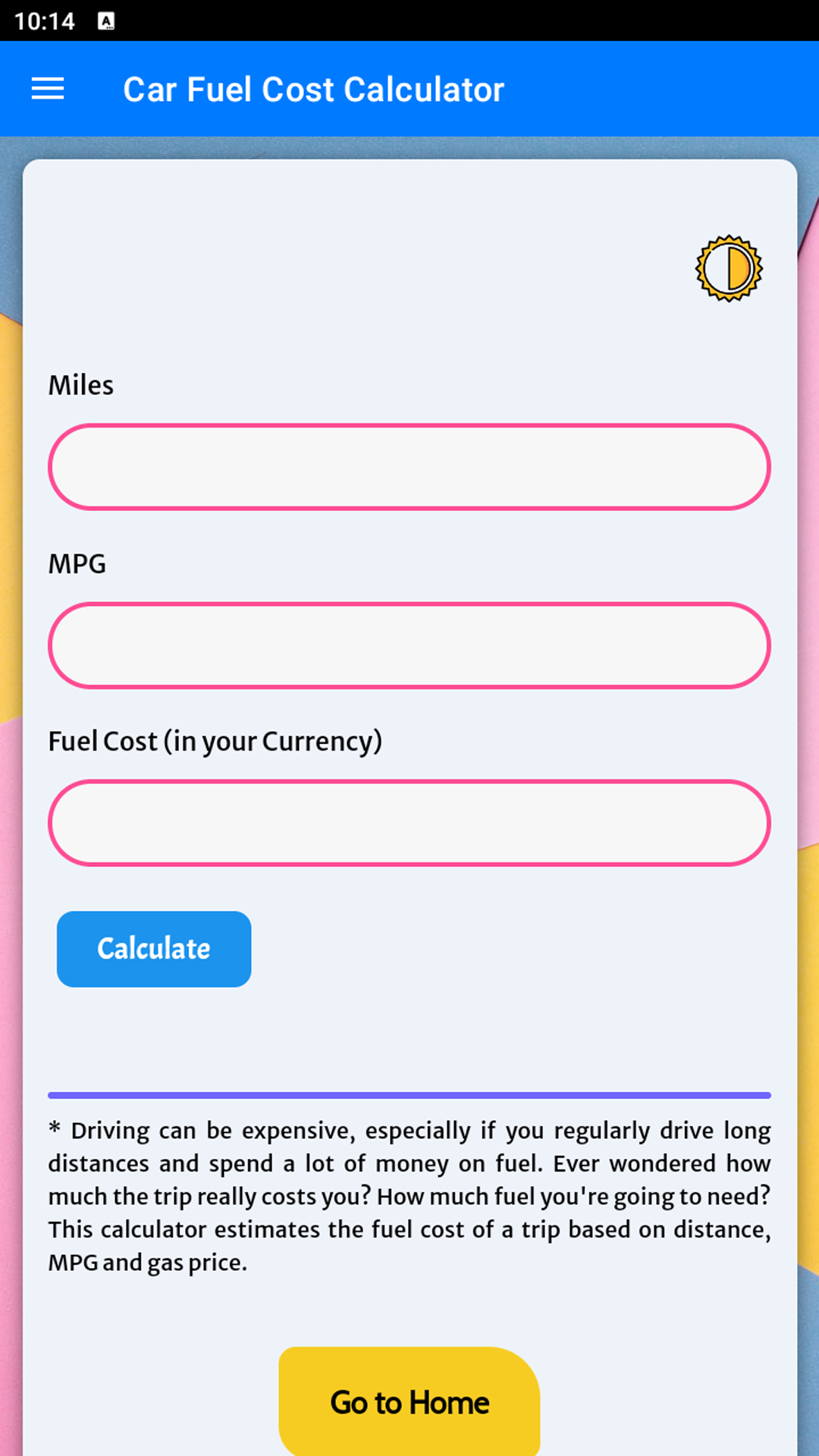 Car Calculator - App on Amazon Appstore