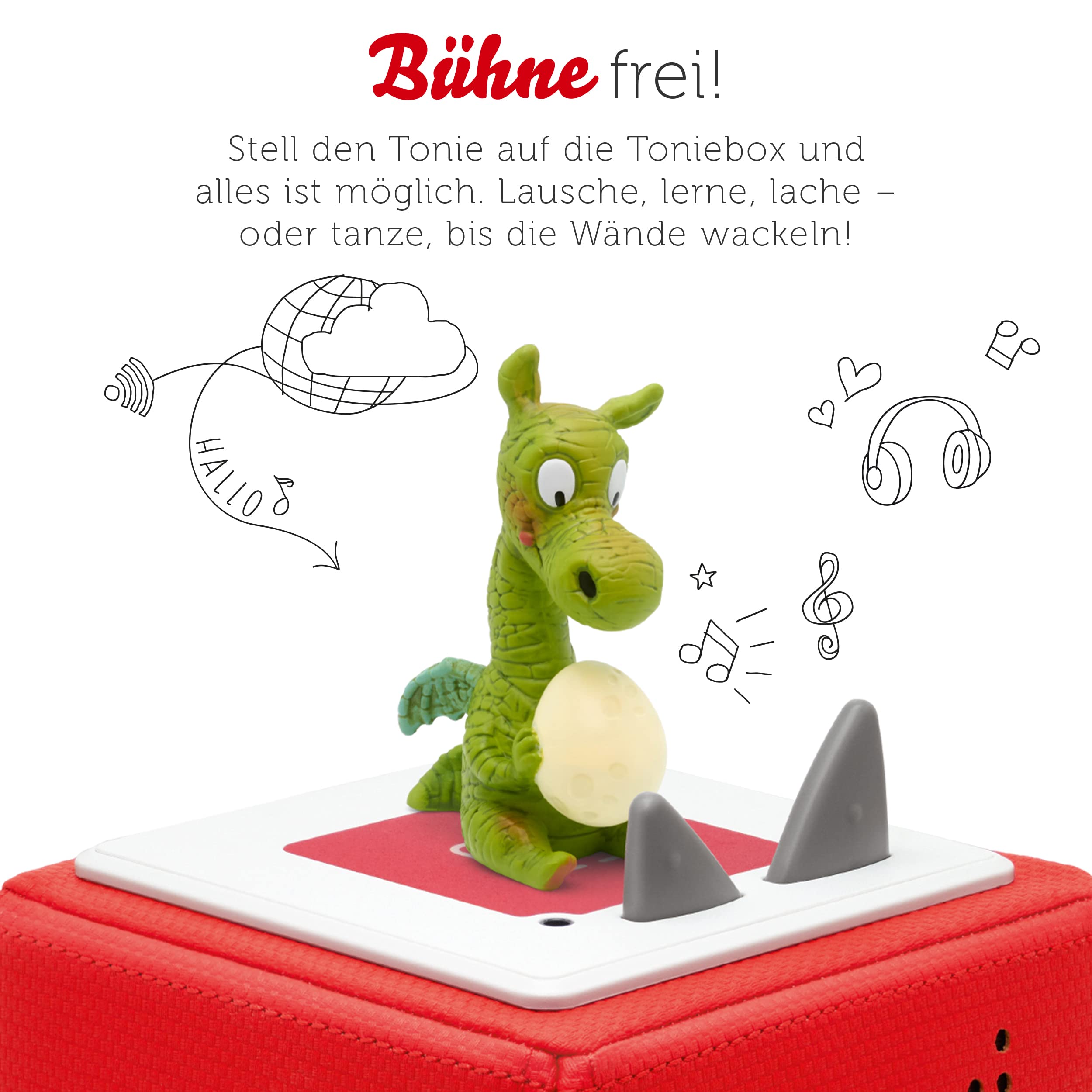 tonies Personaggi per Toniebox, Urmel – Urmel dal Ghiaccio, audiolibro per Bambini dai 6 Anni in su, Tempo di Gioco: Circa 151 Minuti