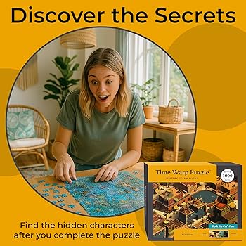 Amazon.com: Time Warp Puzzle Mystery Jigsaw Puzzle 1000 Pieces for Amazon.com: Time Warp Puzzle Mystery Jigsaw Puzzle 1000 Pieces for