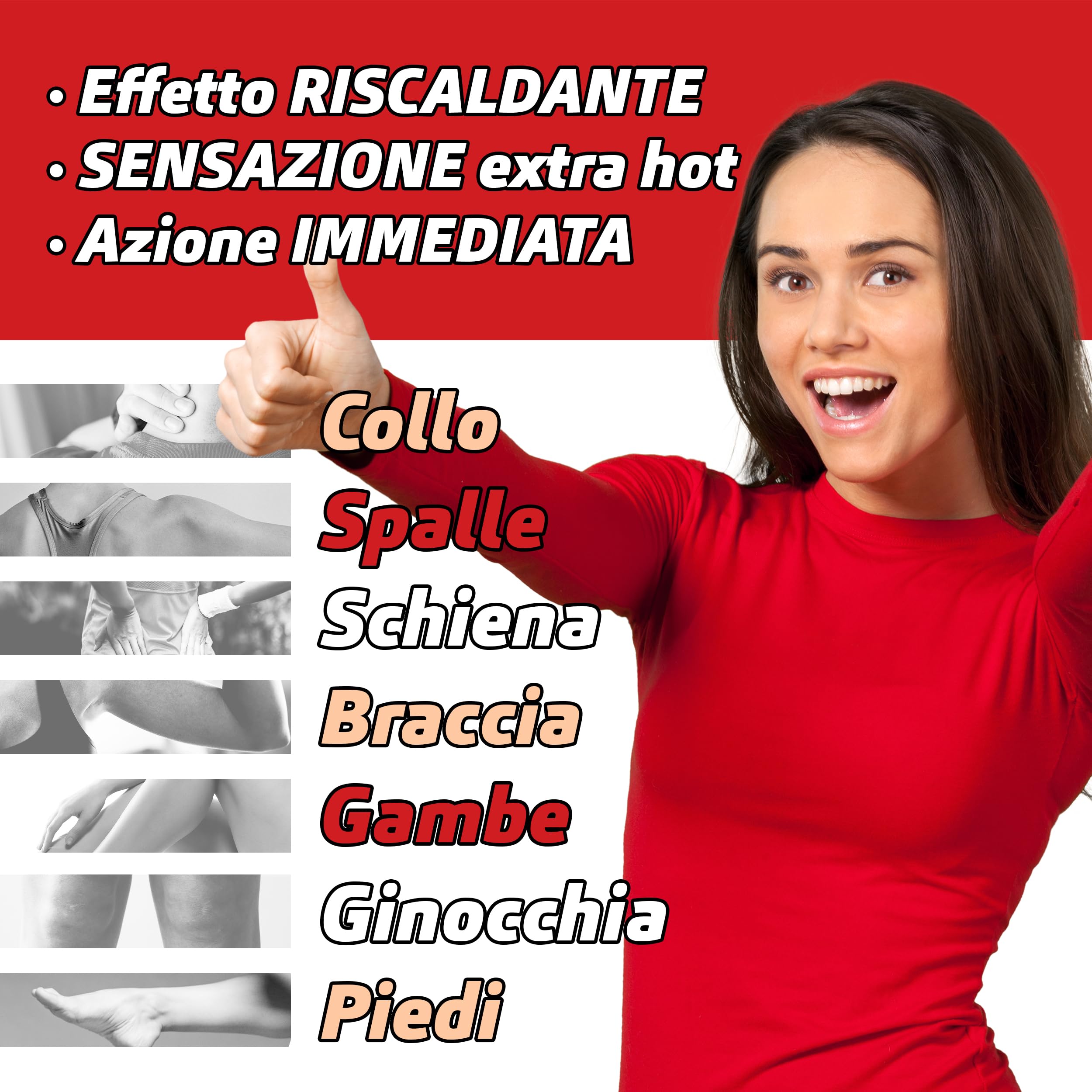 ARNICA SUPREMA GEL 98% SUPER HOT – Formula Potenziata con Arnica Montana, Artiglio del Diavolo e Canfora – Sollievo per Muscoli e Articolazioni – Crema Riscaldante, Extra Forte – 2x550ml