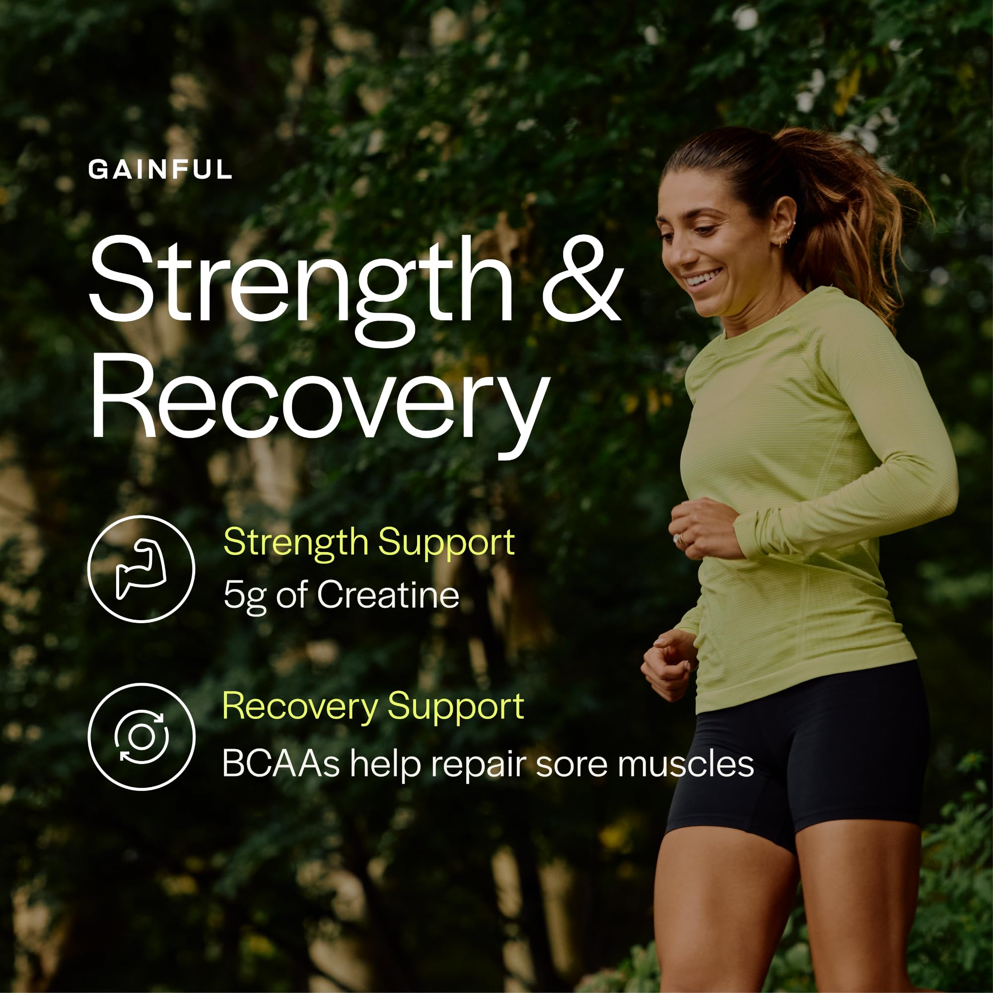 Gainful Pre-Workout Powder, 5g Creatine, Strawberry Lemonade, 20 Servings — Amazon image 8