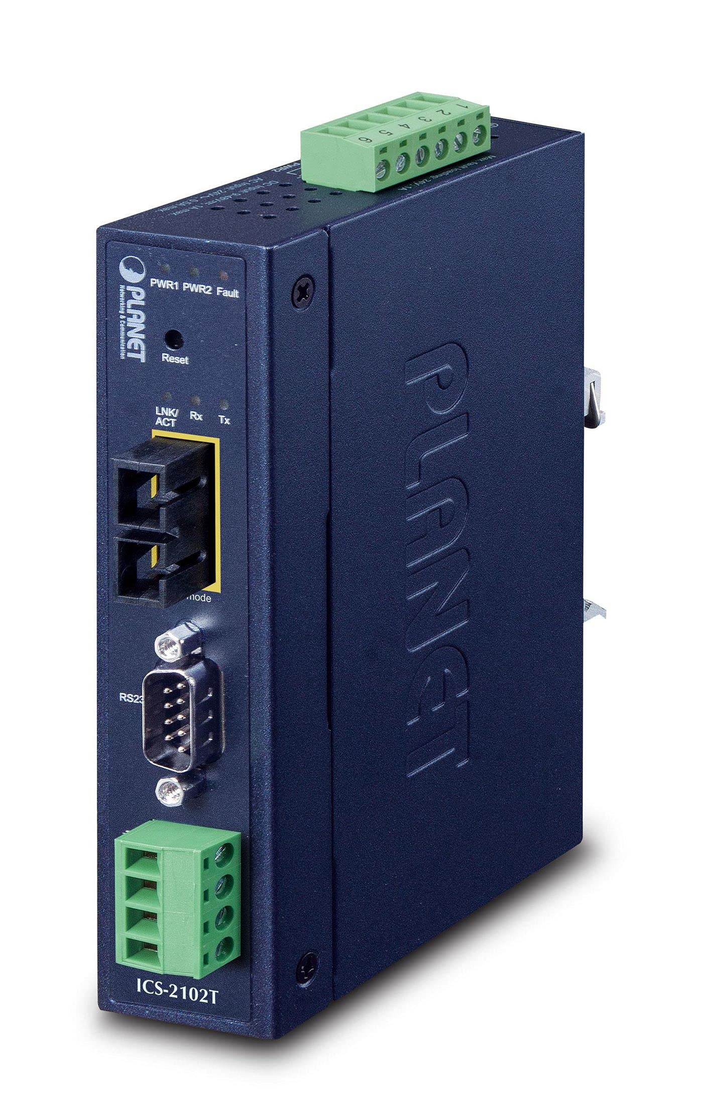 Planet IP30 Industrial 1-Port RS232/RS422/RS485 Serial, W125855888 (RS232/RS422/RS485 Serial Device Server (1 x 100BASE-FX SC, Multi-Mode 2km IP30 Industrial 1-Port,)