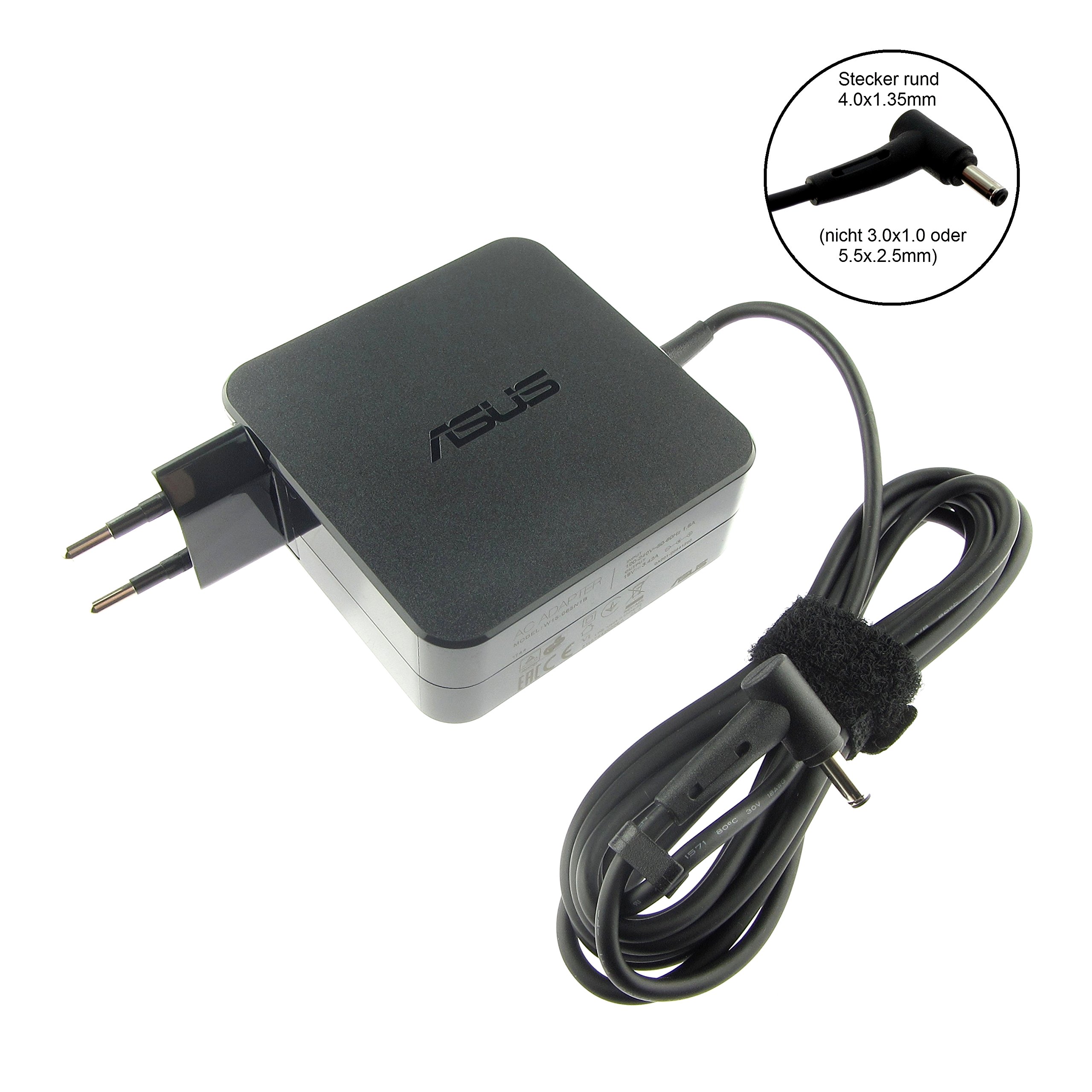 ASUS Adapter 65 W 19 V 2P (4PHI) EU Tip, 0 A001 – 00441200 (19 V 2P (4PHI) EU Tip)