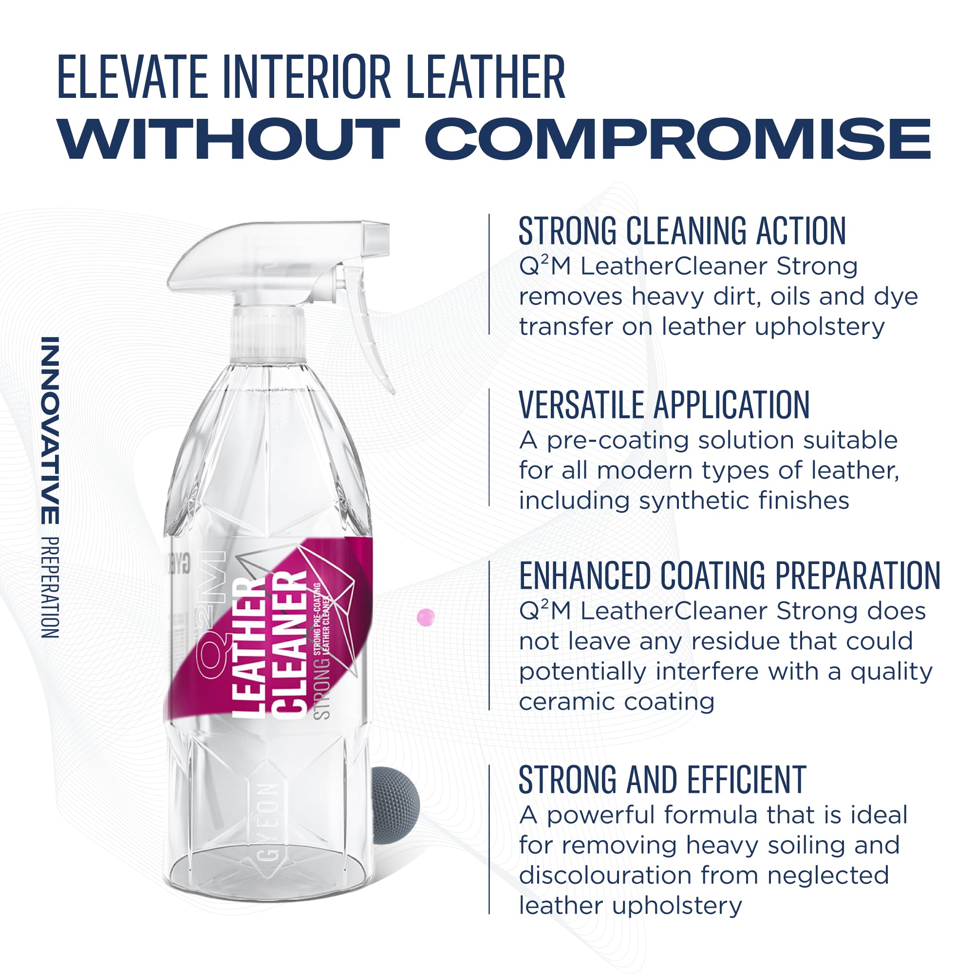 Gyeon Q²M Leathercleaner Strong 1000ml