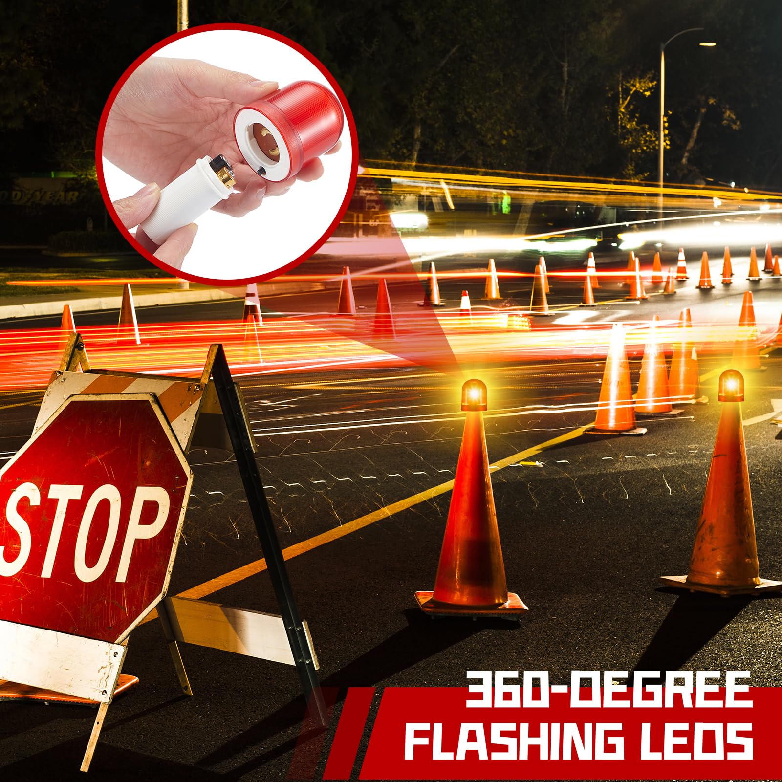 Vihose Instructions.pdf Snapklik.com : VIHOSE 2 Pcs LED Traffic Cone Lights Traffic Cone Flasher