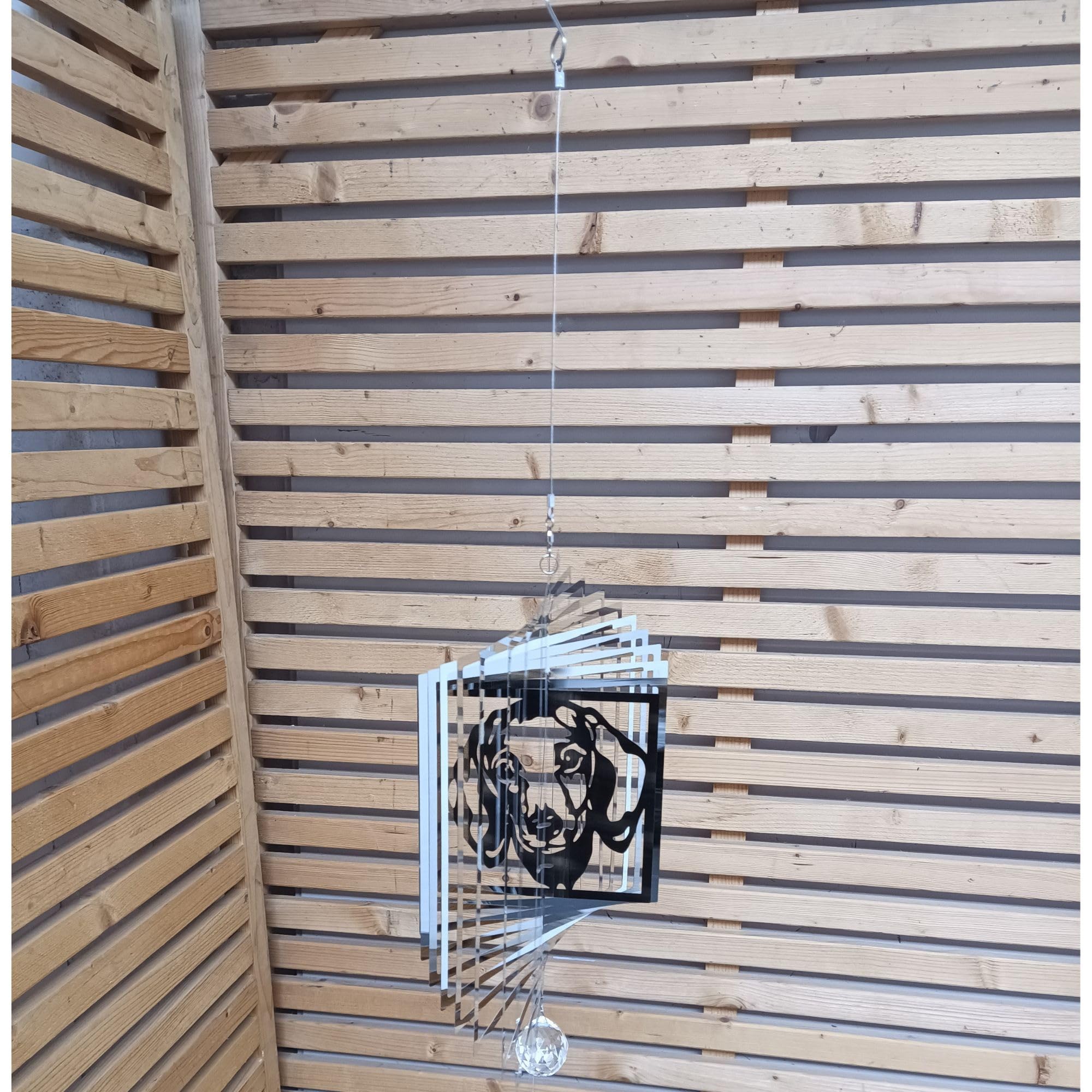 Stainless Steel Wind Spinner - Dachshund Sausage Dog