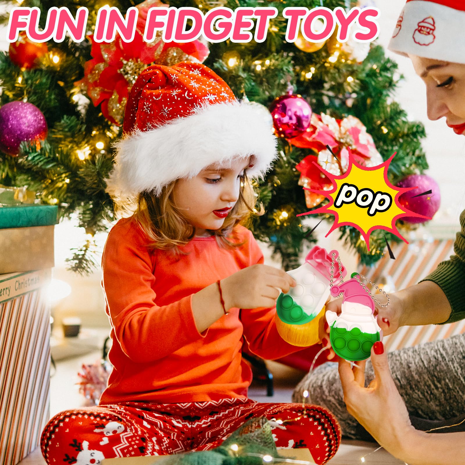 Riempitivo Calze Natale Babbo Natale Bella Lista Natale Scatola - Foto 5