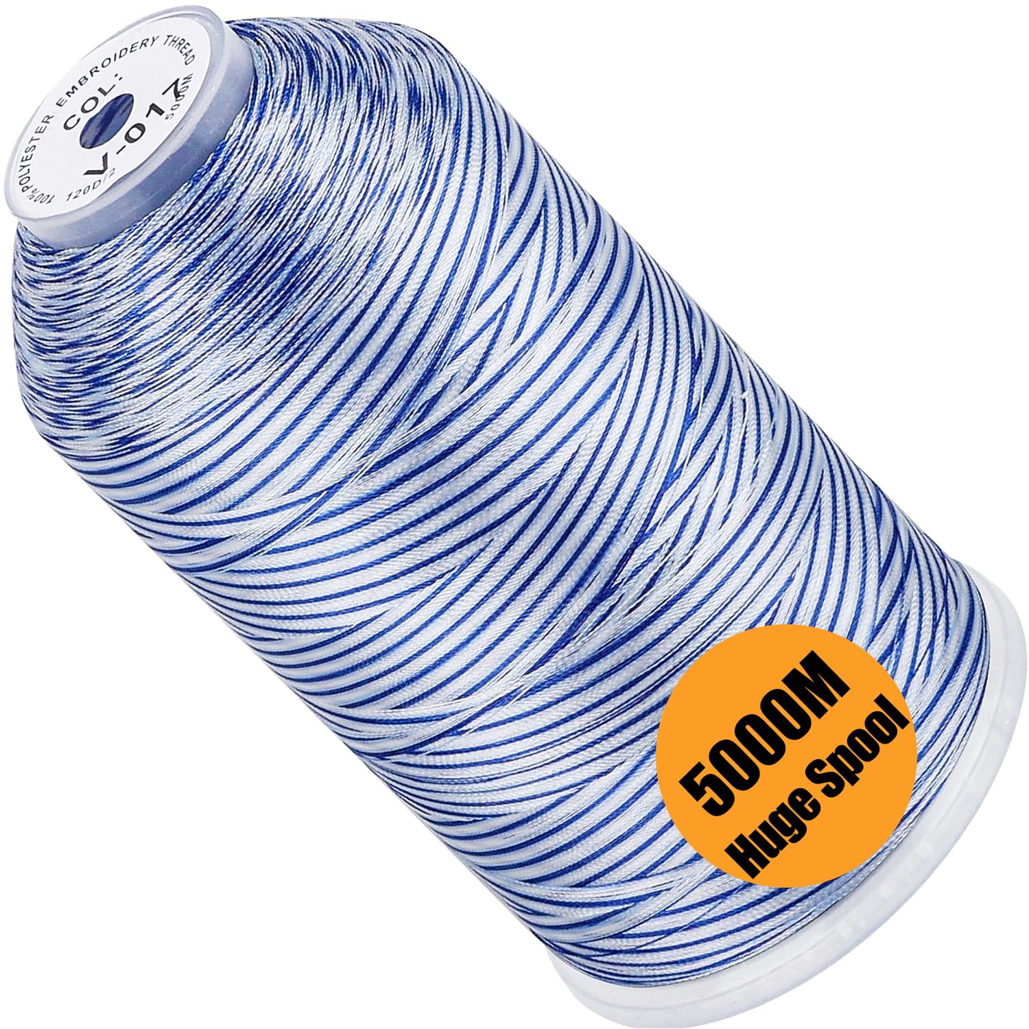 New brothread Huge Spool Embroidery Machine Thread -Variegated Color-V-017