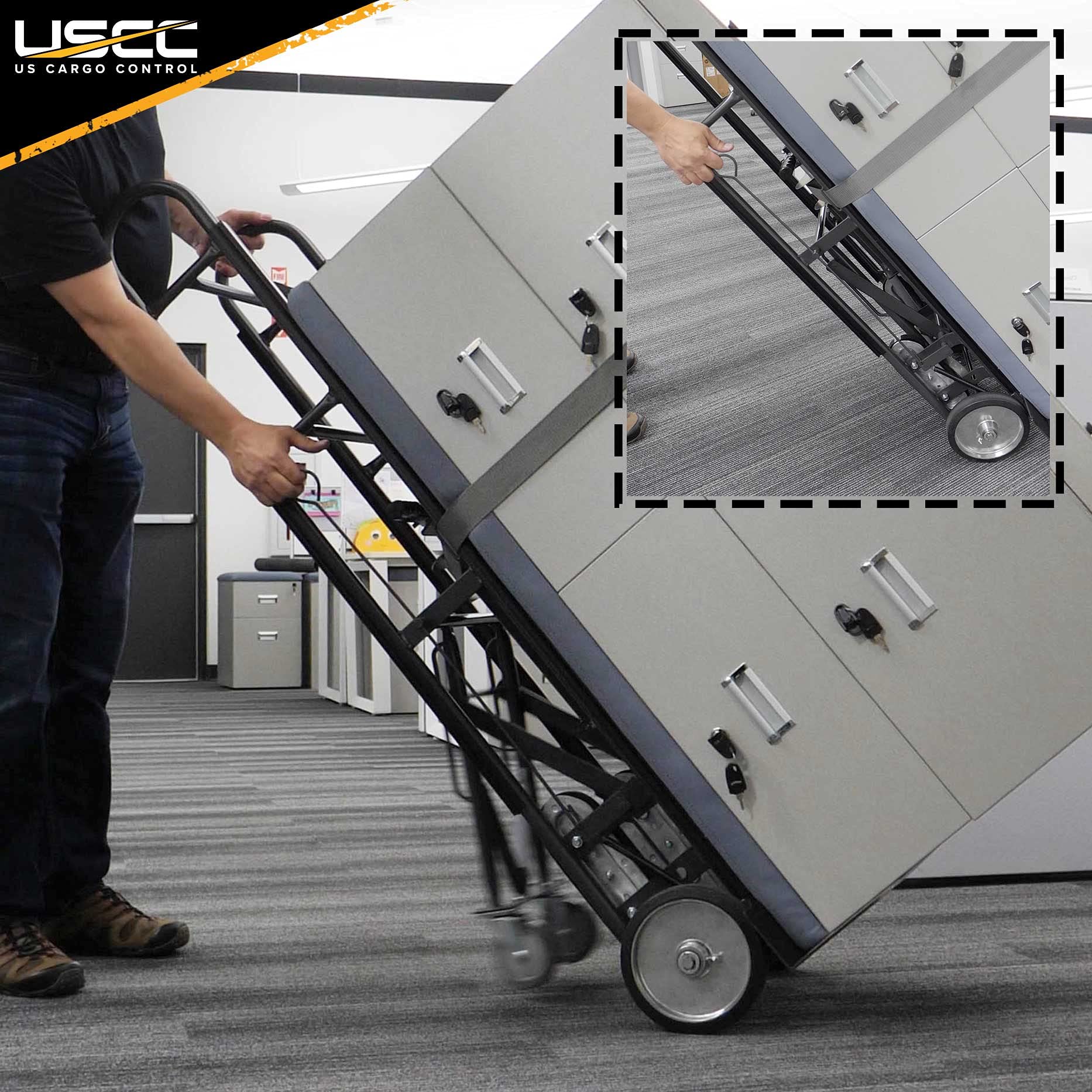 USCC Appliance Truck Steel Hand Truck Heavy Duty 1,0001,200 Pound