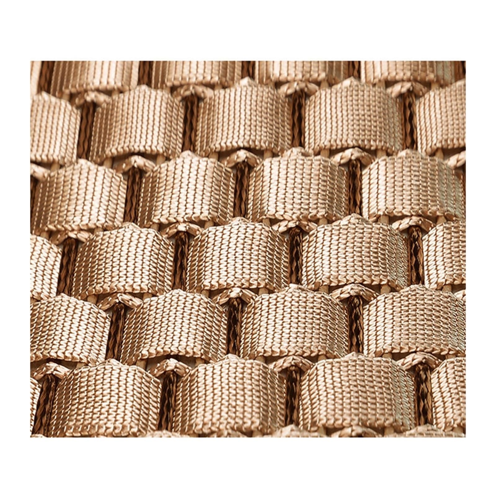 Coprisedile per Auto Universale Traspirante Antiscivolo Fresco Cuscino Estivo per seggiolino Auto。 Copri sedili Auto(Beige)