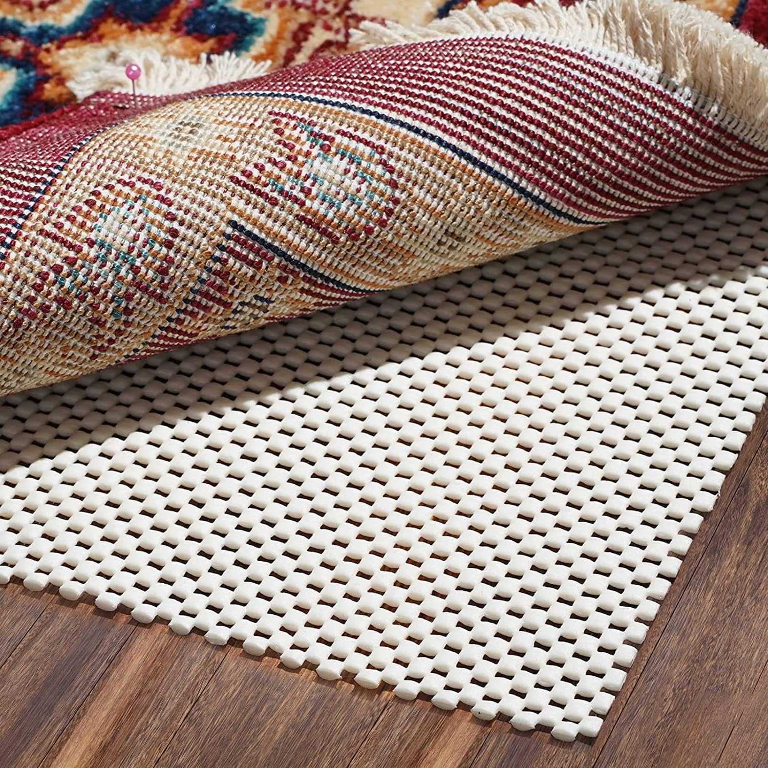 BAGAIL Basics Rutschfeste Teppichunterlage, 60 x 180 cm, extra dicke Teppich-Pads für Teppiche und Hartholzböden, halten Ihre Teppiche sicher und an Ort und Stelle