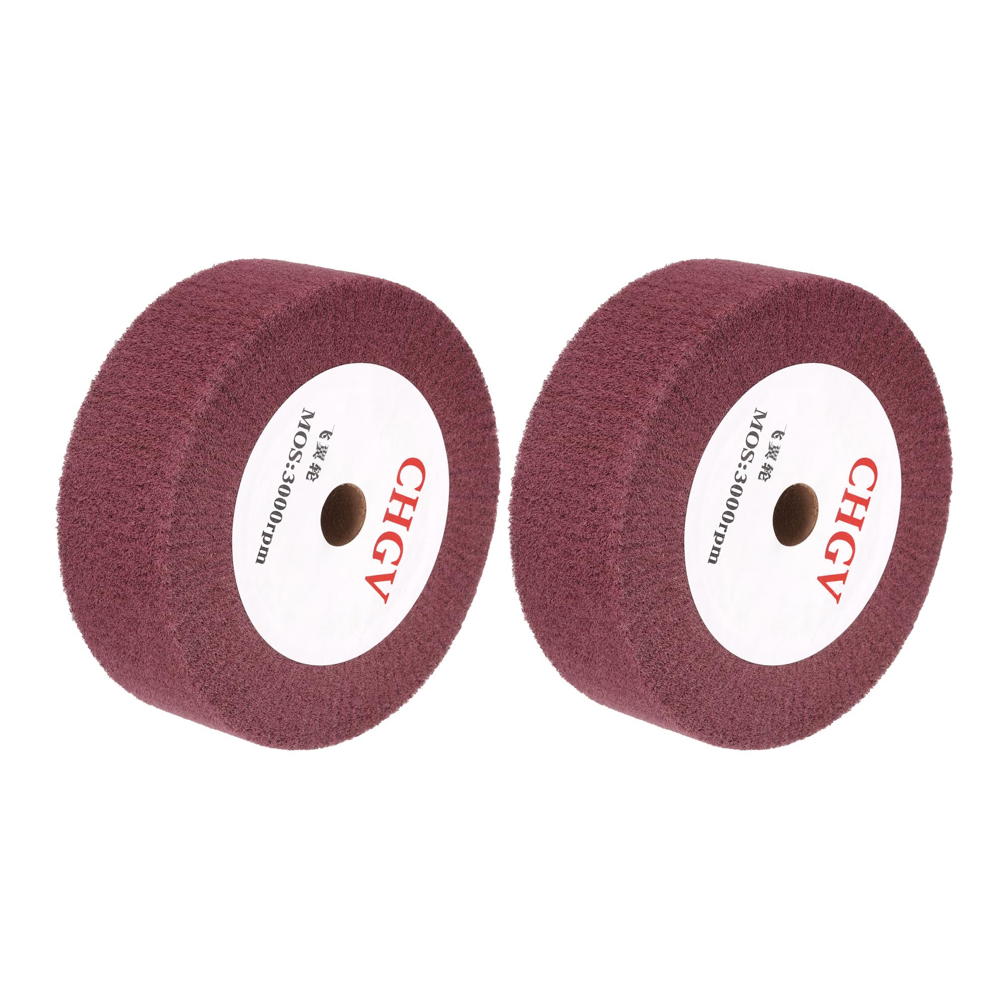 Disque de polissage nylon 150mm rouge pour enlever l'oxydation facilement - 8