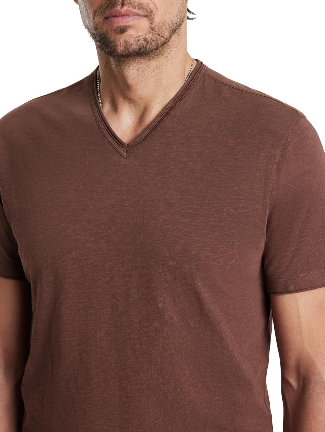 John Varvatos Mens Miles V-Neck Tee - Image 2