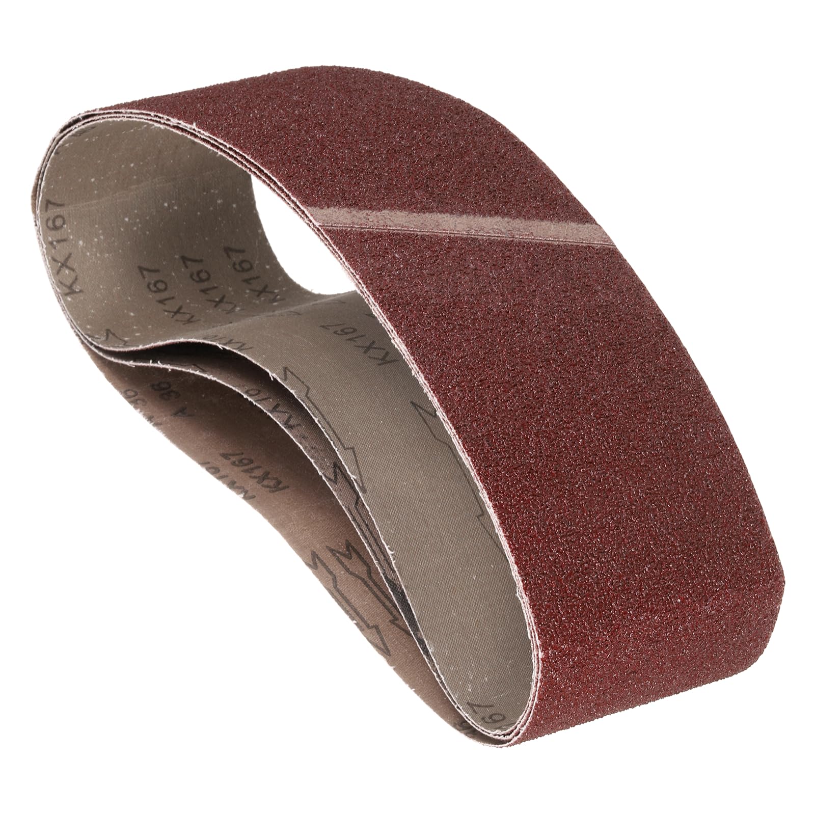 Kozelo 3 Pack Sanding Belts 100mm x 1220mm 36 Grit Alumina Abrasive Belt Sander Paper for Belt Sander Metal Grinding Wood Working Weld Rust Removal