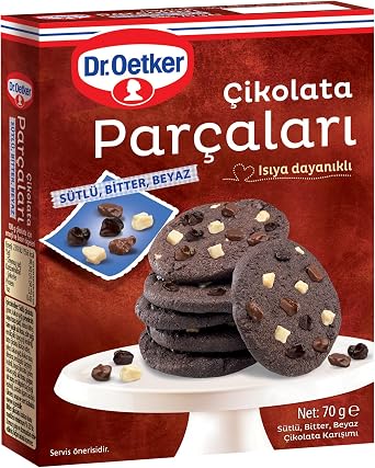 Dr. Oetker Chocolate Pieces 3Color 70 Gr