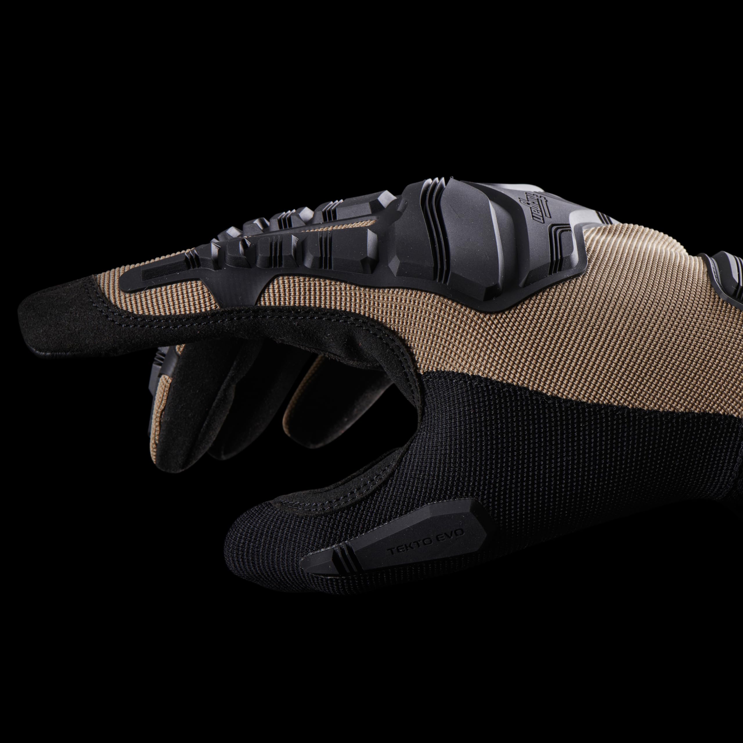Furygan TEKTO EVO - Guantes de Moto para Hombre, Poliuretano, Microfibra, Poliamida, Ajuste, transpirabilidad, Comodidad y Durabilidad - Urbano Adventure