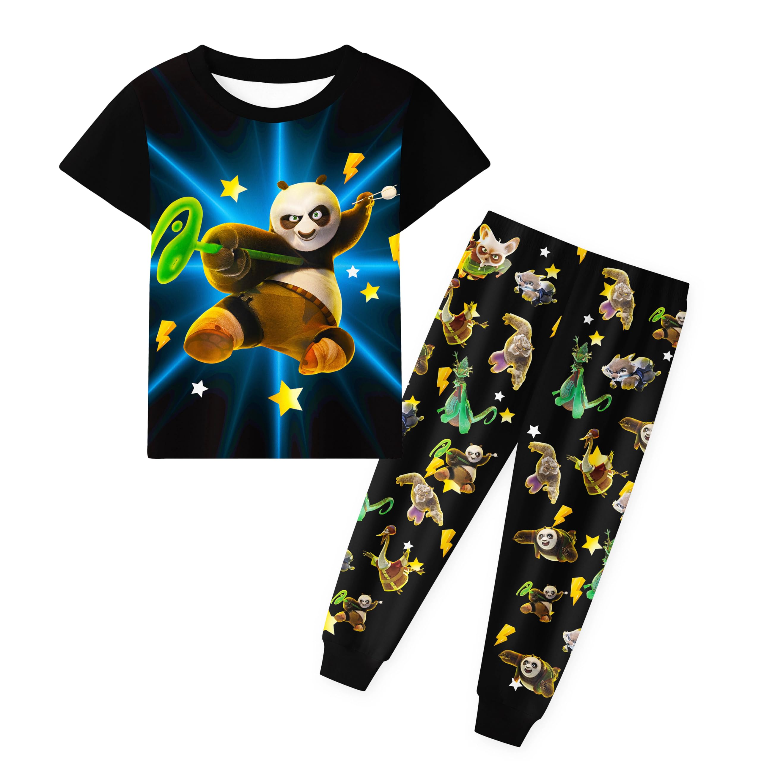 HOT Kung Fu Boys Panda Pjs Lspoer Kung Fu Panda Pyjamas