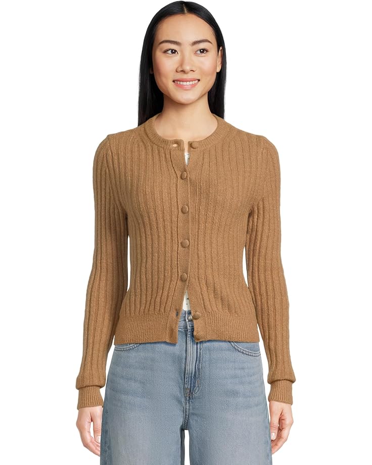 Madewell Long Sleeve Cozy Cotton Ribbed Cardigan - Main View
