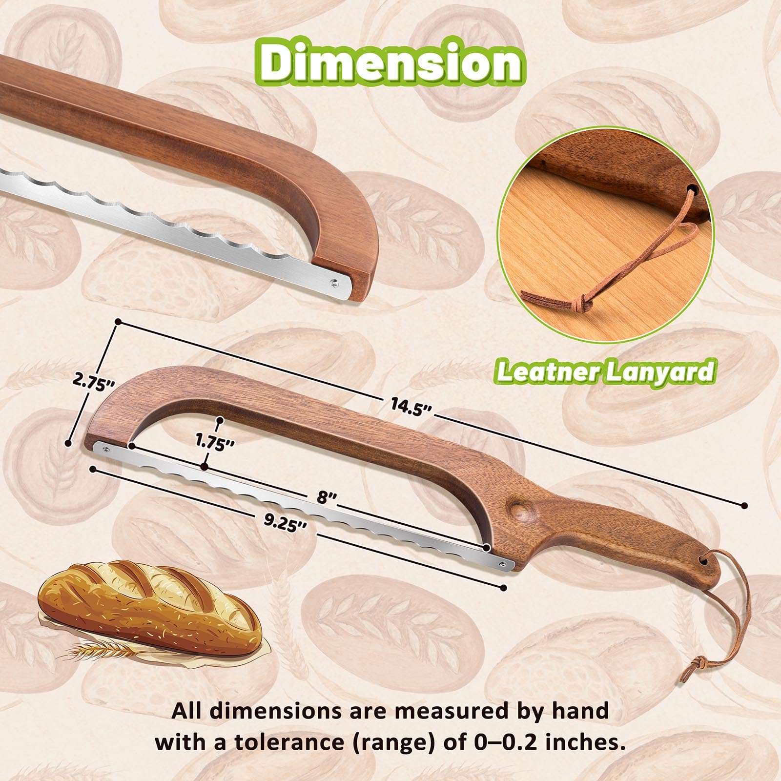 Pranski Bread Knife - Slice Like a Pro -4 Pranski Bread Knife - Slice Like a Pro -4