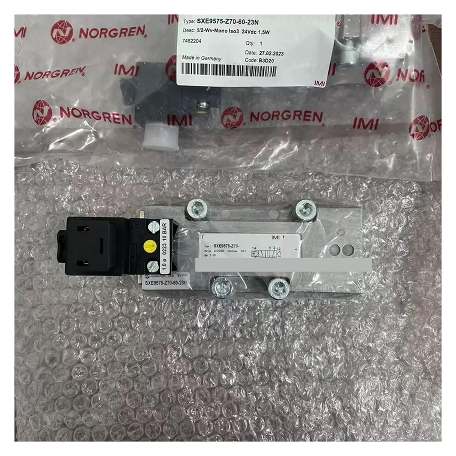 LEOTNNDQ SXE9575-Z70-60-23N Solenoid Valve