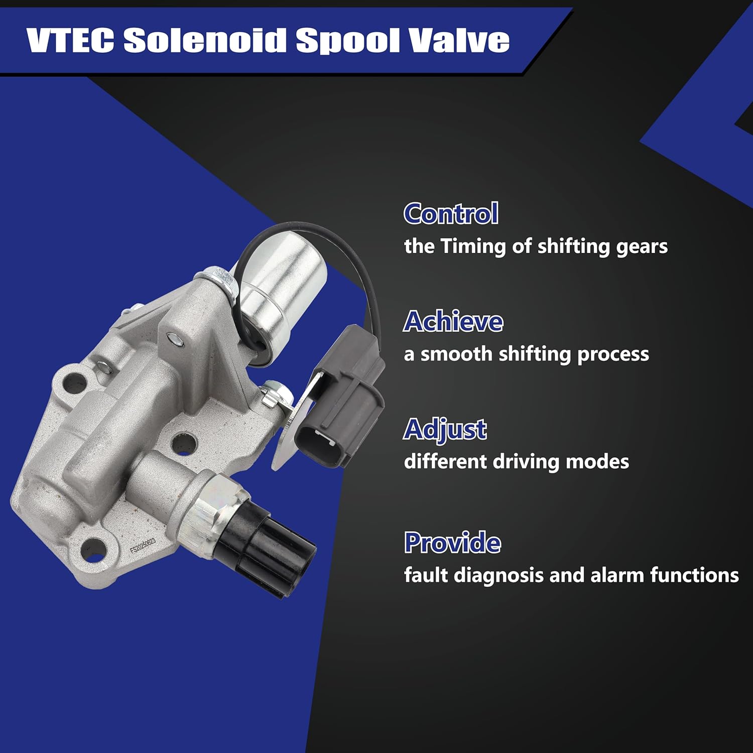 VTEC Solenoid Spool Valve Assembly Compatible with 1998-2002 Honda Accord 1998 Odyssey and 1998-1999 CL 2.3L Replacement OE 917-281 15810-PAA-A02 790039 2T1140