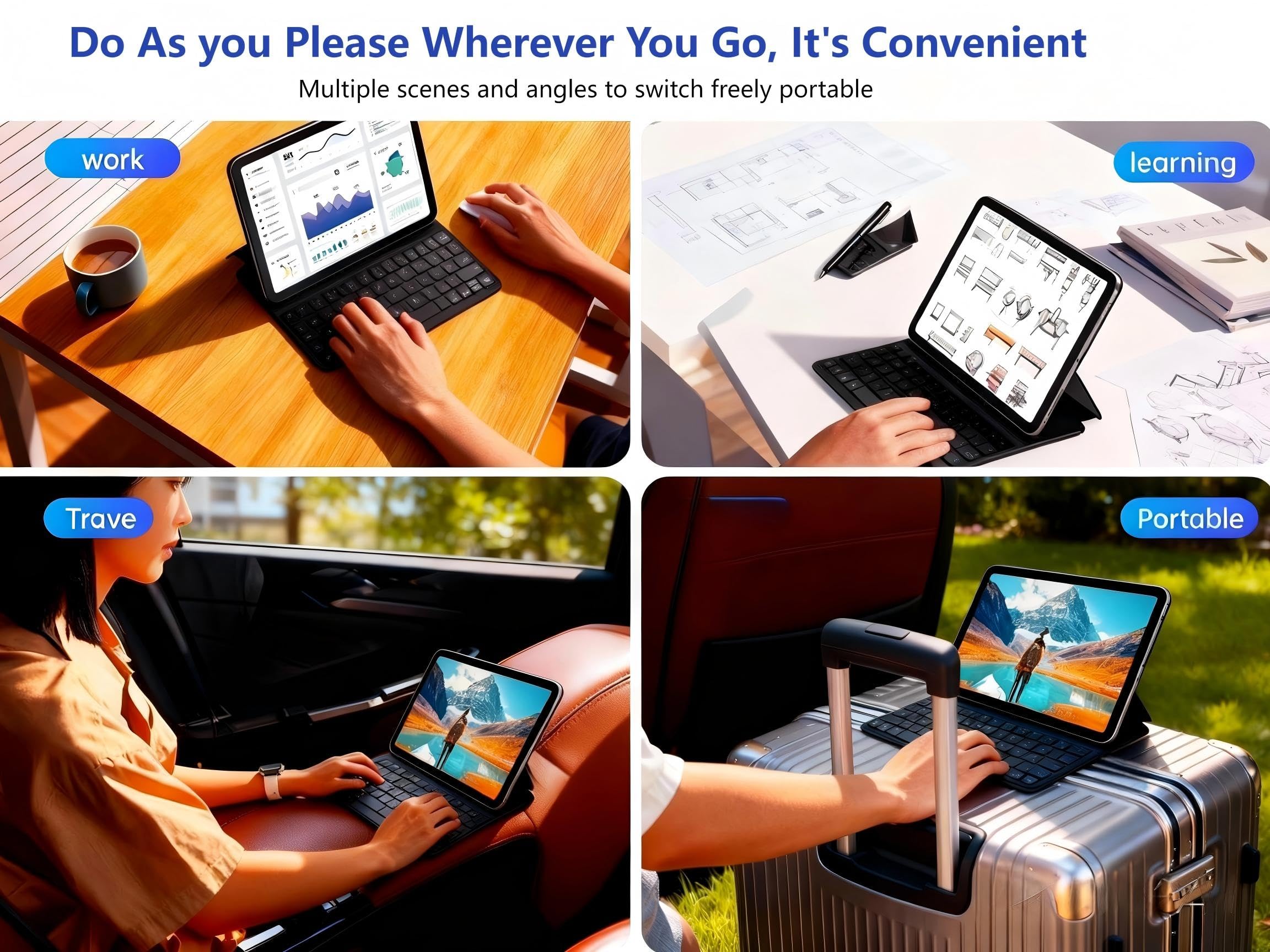 Smart Keyboard Folio para iPad 11ª e 10ª geração, teclado