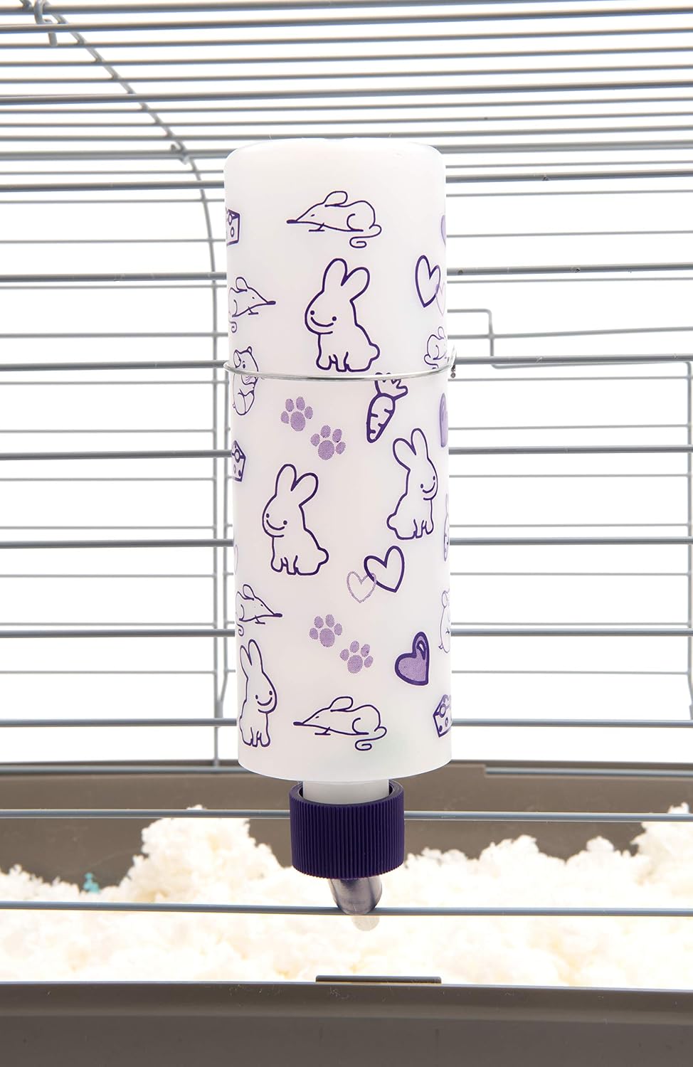 Lixit Bulk Water Bottles with Display Case for Rabbits, Ferrets, Chinchillas, Rats, Mice, Guinea Pigs', and Other Small Animals (16-Ounce)
