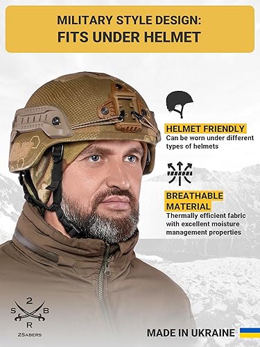 Miniatura 4 de Gorro de invierno cálido de forro polar para hombre, gorro táctico militar del ejército