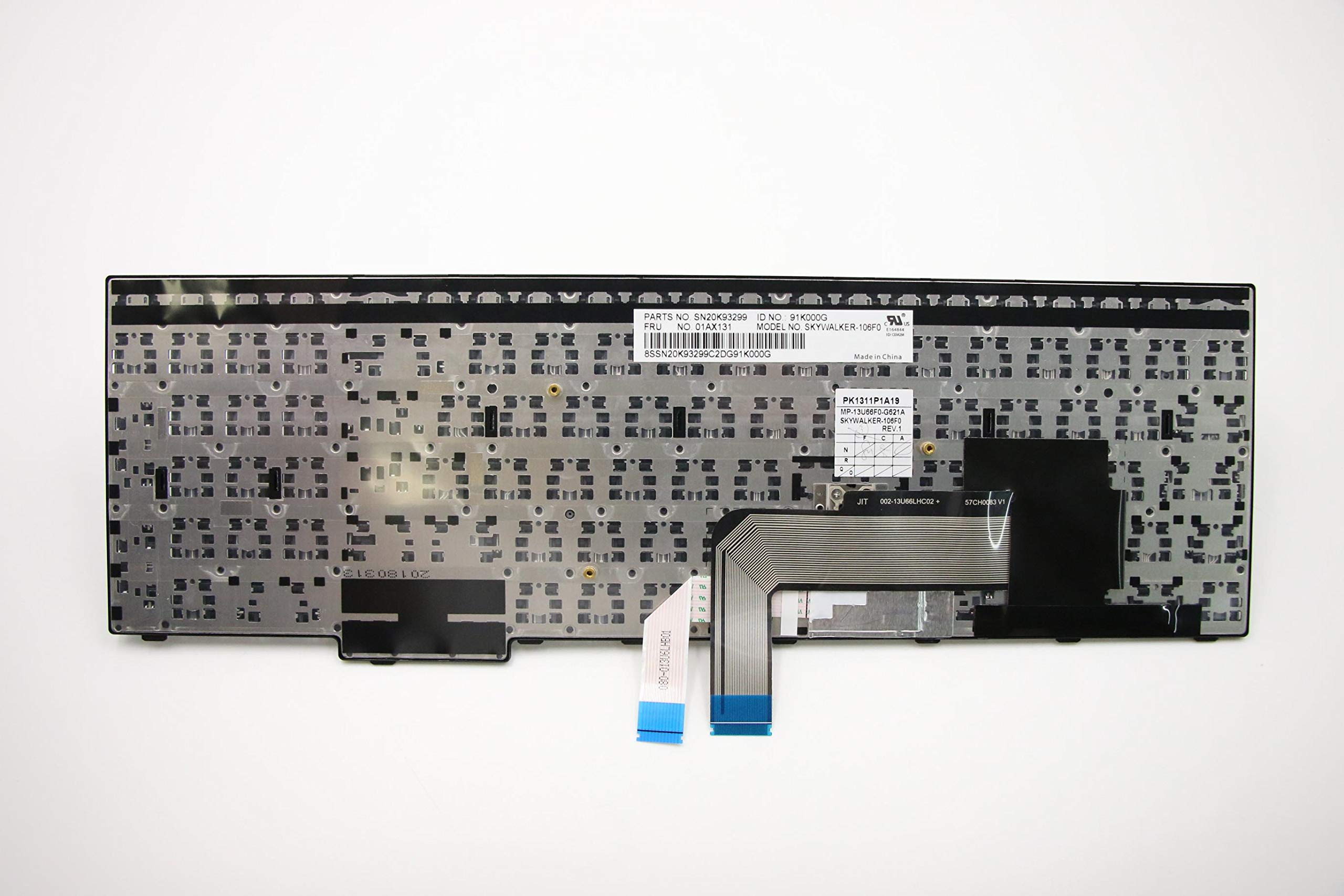 Lenovo ThinkPad E570 E575 E570C Klawiatura Francuska Niepodświetlana Zastępcza
