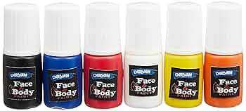 デリバン　フェイス&ボディペイント デリバン フェイス＆ボディペイント ホワイト 250ml | ゆめ画材