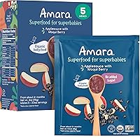 Vista 19 de Amara - Alimentos orgánicos para bebés - Etapa 2 - Papa de col rizada - Cereal para bebés para mezclar con leche materna, agua o fórmula infantil