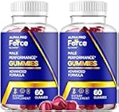 (2 Pack) Alpha Pro Force Gummies For Men - Official Alpha Pro Force Gummies Natural Premium Support Overall Health & Wellnes, AlphaPro Force Advanced Formula Maximum Strength, 120 Gummies For 2 Months