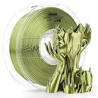 Vista 15 de AMOLEN - Filamento de impresora 3D de seda PLA, filamento brillante de seda púrpura PLA de 1.75mm, filamento PLA para impresión 3D para la mayoría