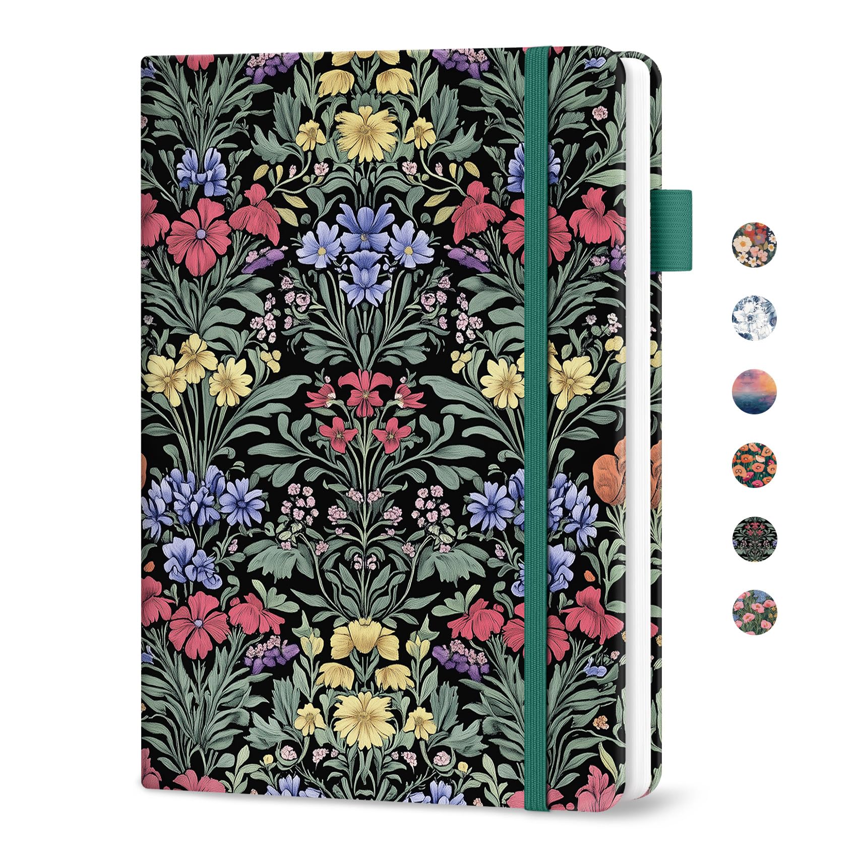 Taja Password Keeper Book with Alphabetical Tabs, Small Password Books for Seniors, Password Notebook for Internet Website Address Log in Detail, Password Logbook with Colorful Designs - Symmetrical