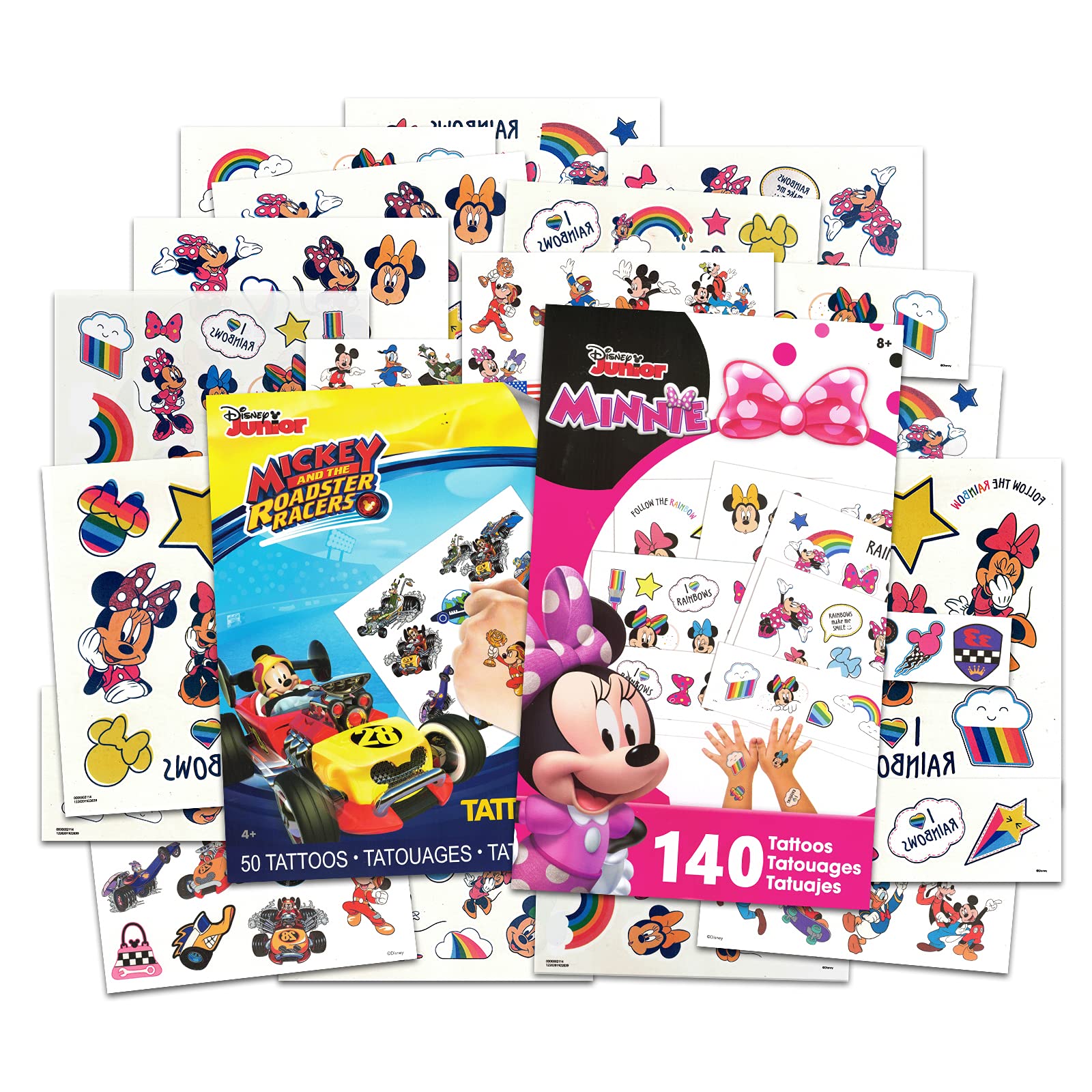 Buy Disney Mickey Mouse And Minnie Mouse Temporary Tattoos Party Favors 