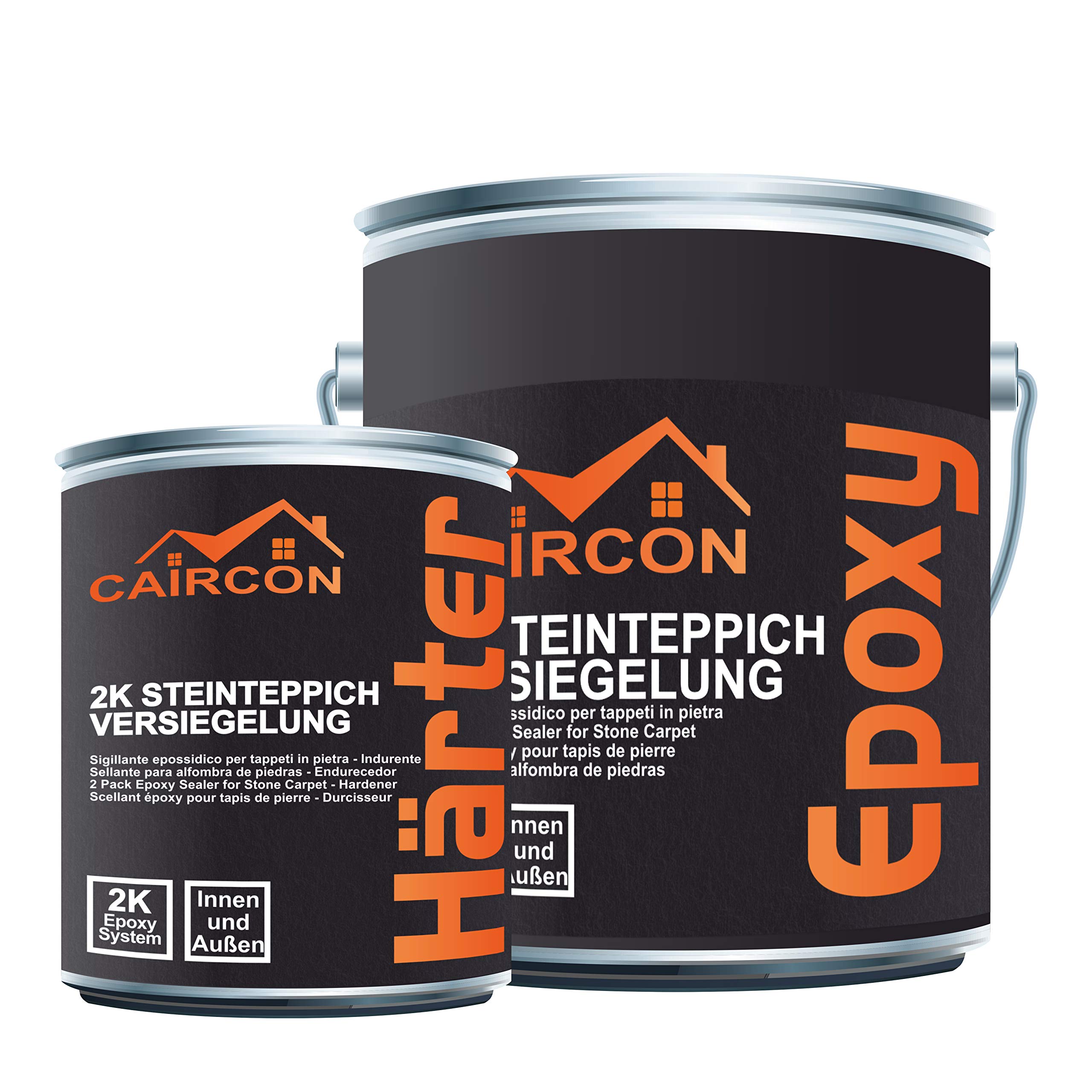 CAIRCON Vernis époxy pour moquette de marbre - Scellant incolore - Imperméable - Usage intensif - 3KG