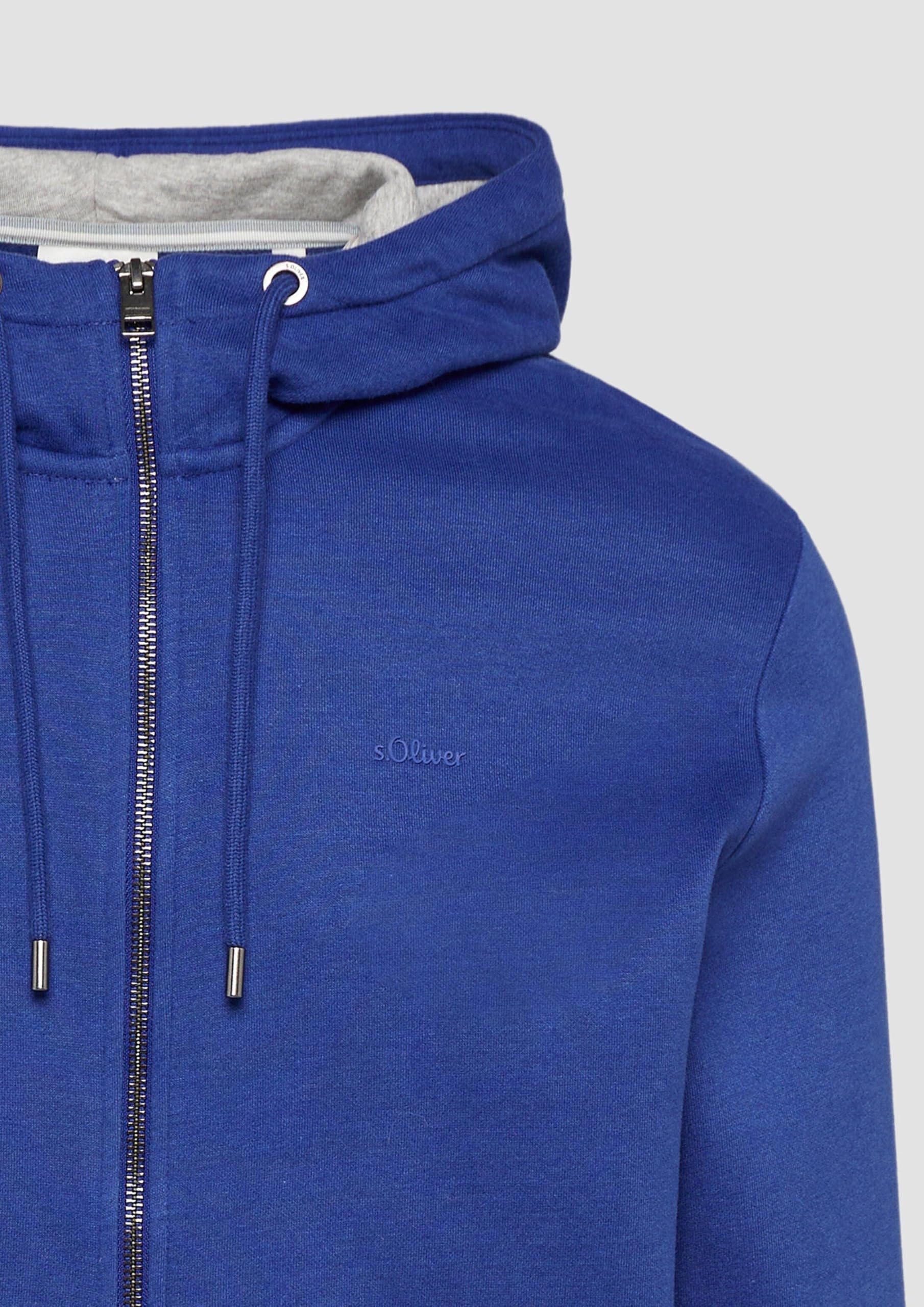 s.Oliver Herren 2157201 Sweatjacke mit Kapuze